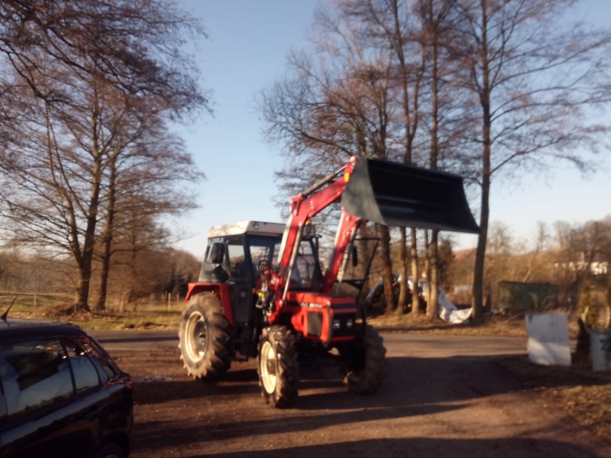 Traktor s nakladačem